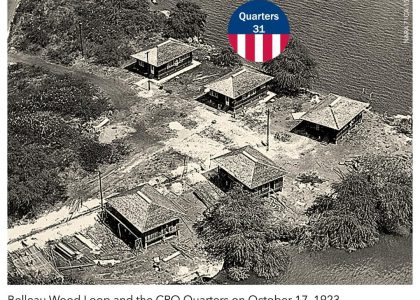 Belleau Wood Loop and the CPO Quarters on October 17, 1923